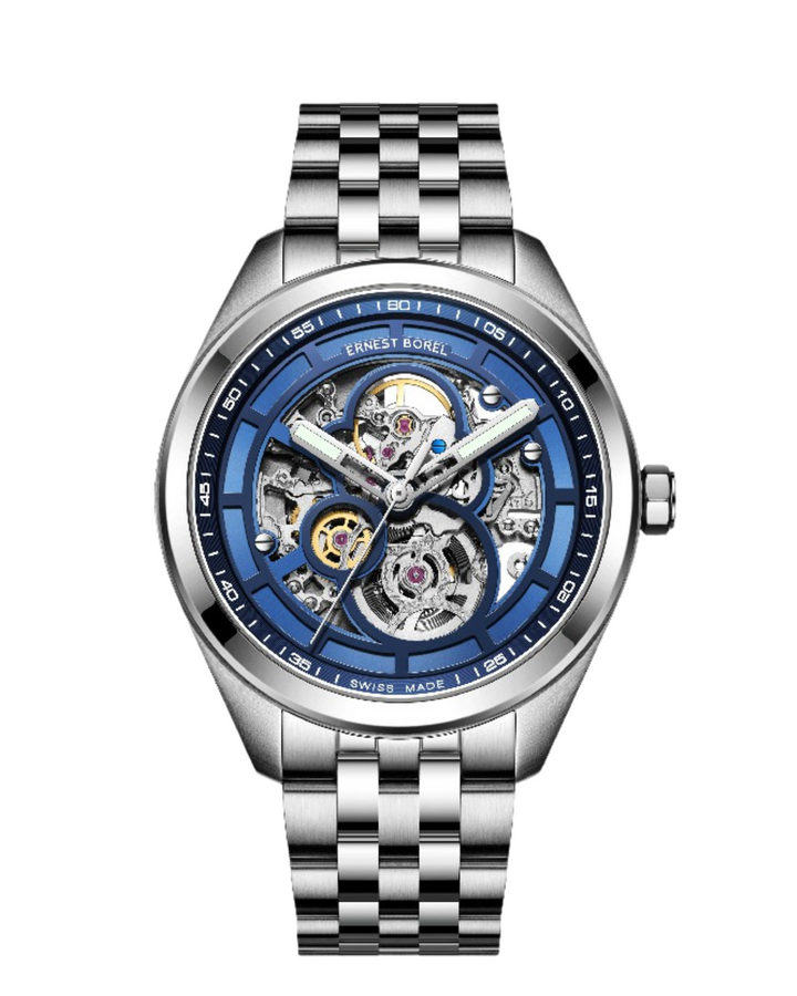 Grandeur 42mm Automatic Skeleton Watch