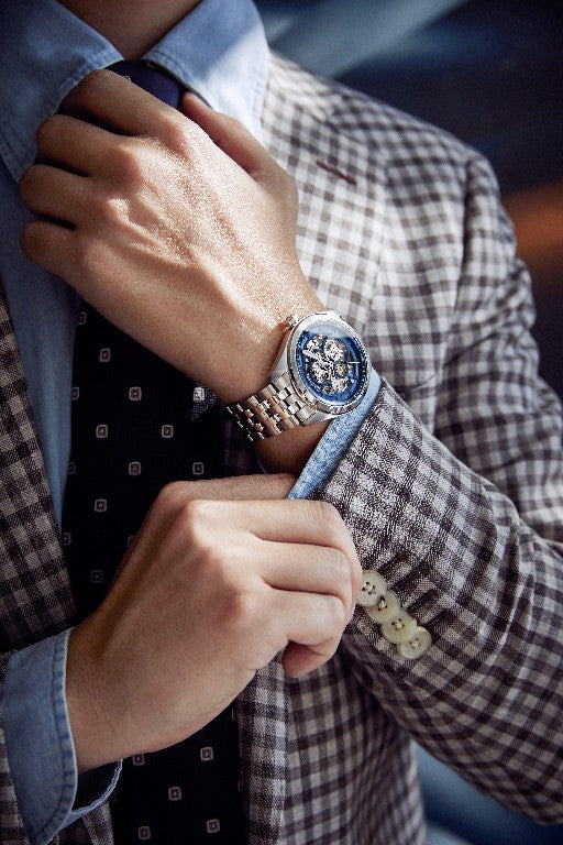 Grandeur 42mm Automatic Skeleton Watch