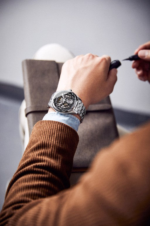 Grandeur 42mm Automatic Skeleton Watch