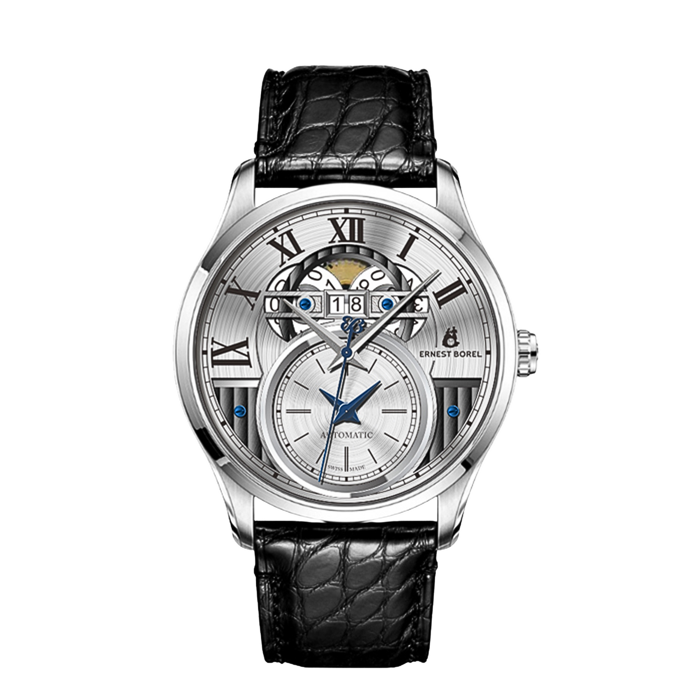 Grandeur 42mm Automatic Dual-time Watch