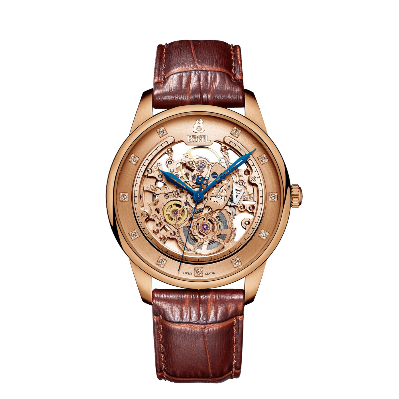 Jules Borel 40mm Automatic Skeleton Watch