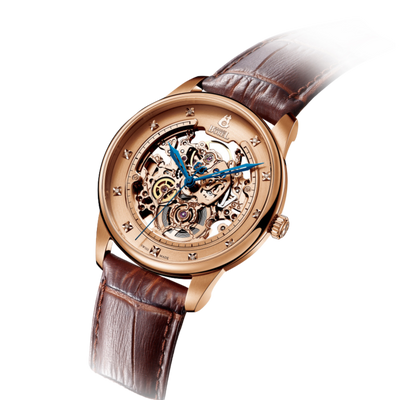 Jules Borel 40mm Automatic Skeleton Watch