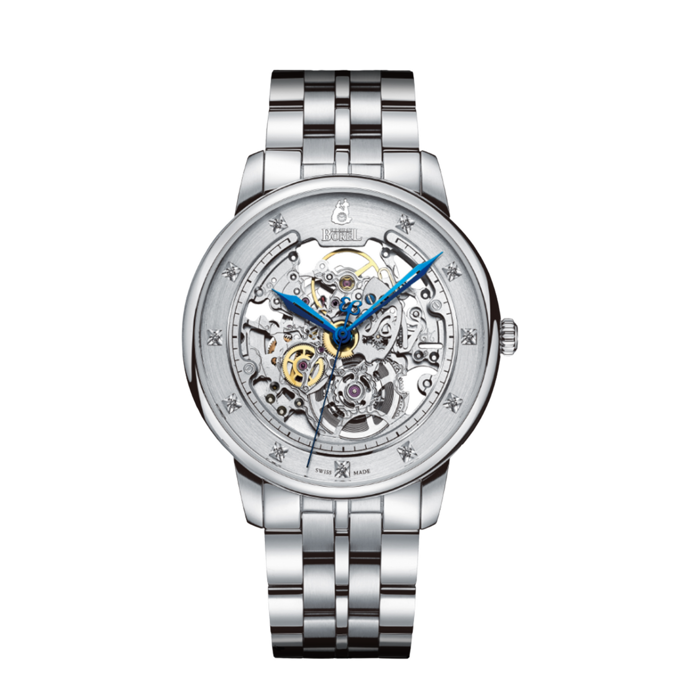 Jules Borel 40mm Automatic Skeleton Watch