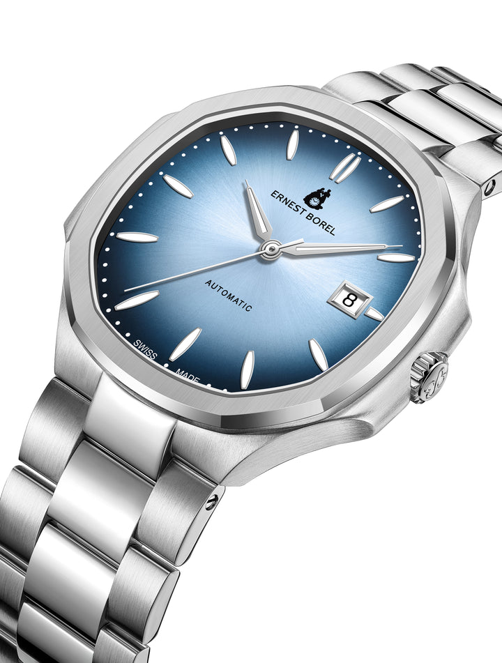 Retro 42.5mm Automatic Watch in 904L Steel