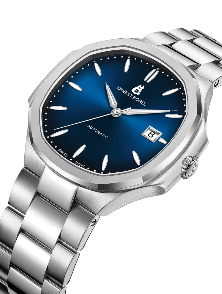 Retro 42.5mm Automatic Watch in 904L Steel