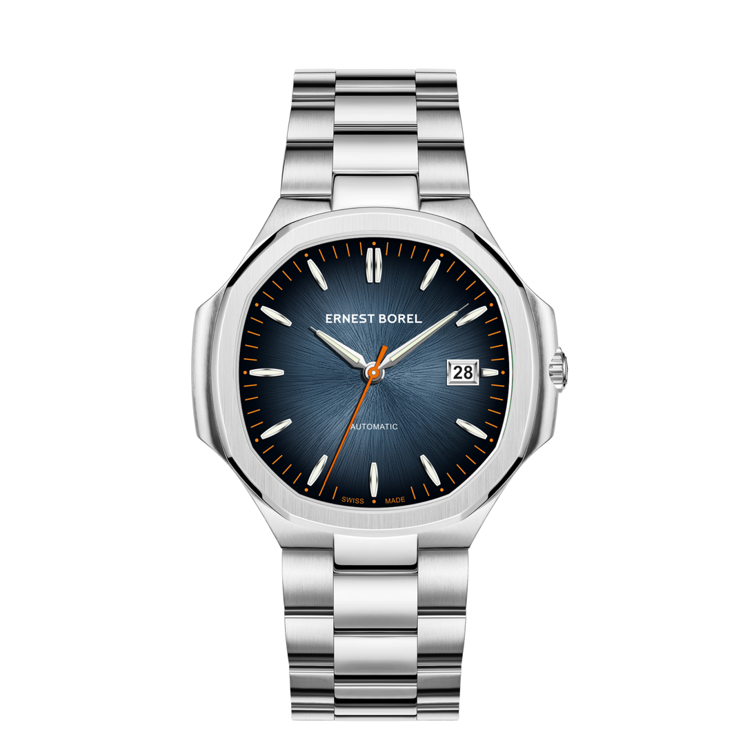 Retro 42.5mm Automatic Watch in 904L Steel