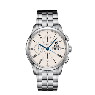 Retro 42mm Automatic Chronograph Watch