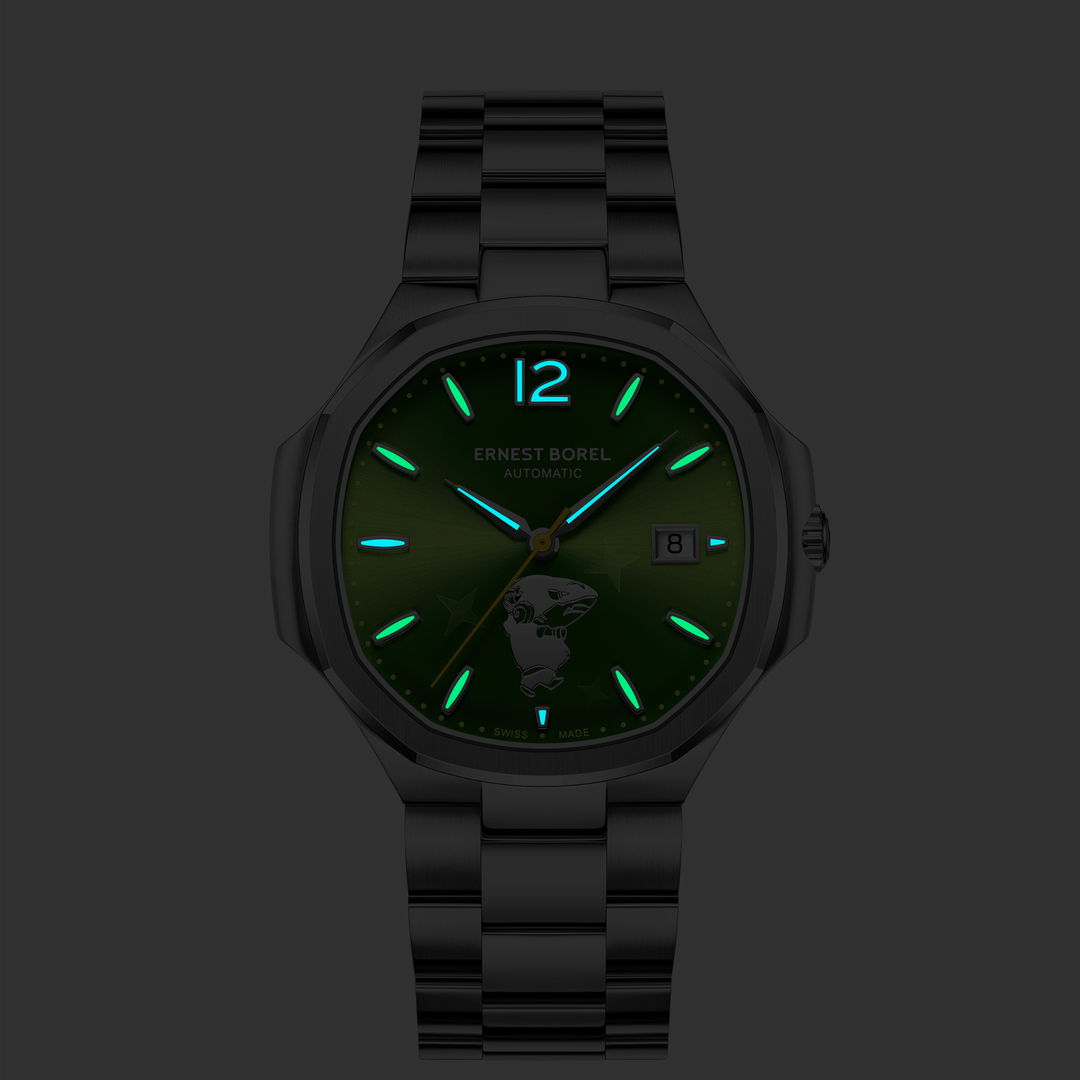 X 42.5mm Automatic Watch in 904L Steel