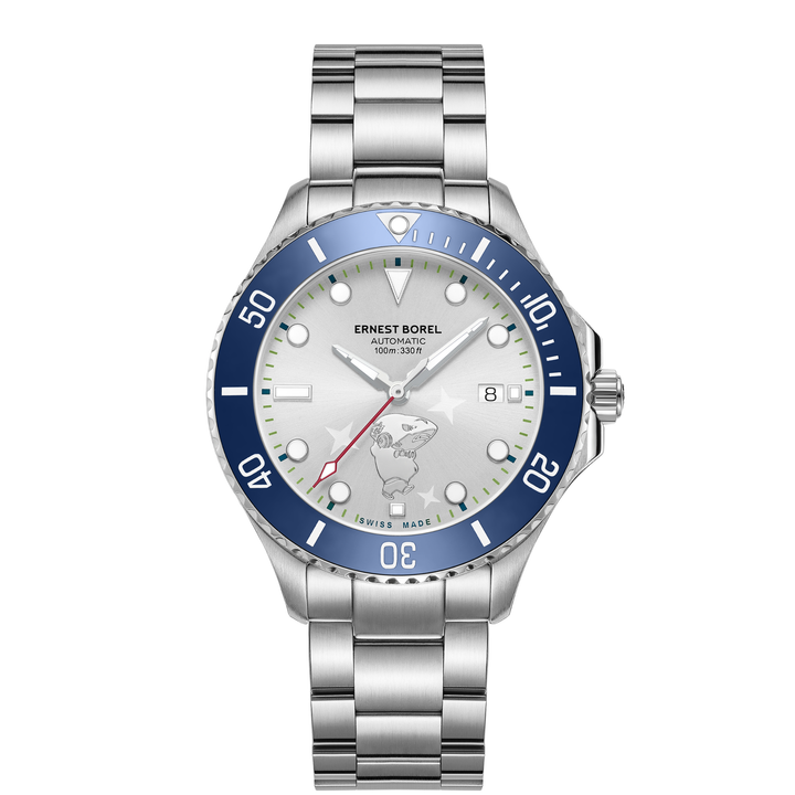 Sage 42mm Automatic Watch in 904L Steel