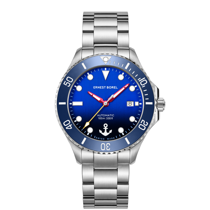 Sage 42mm Automatic Watch in 904L Steel