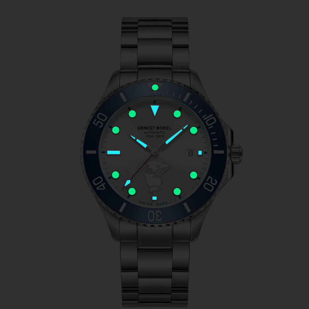 Sage 42mm Automatic Watch in 904L Steel