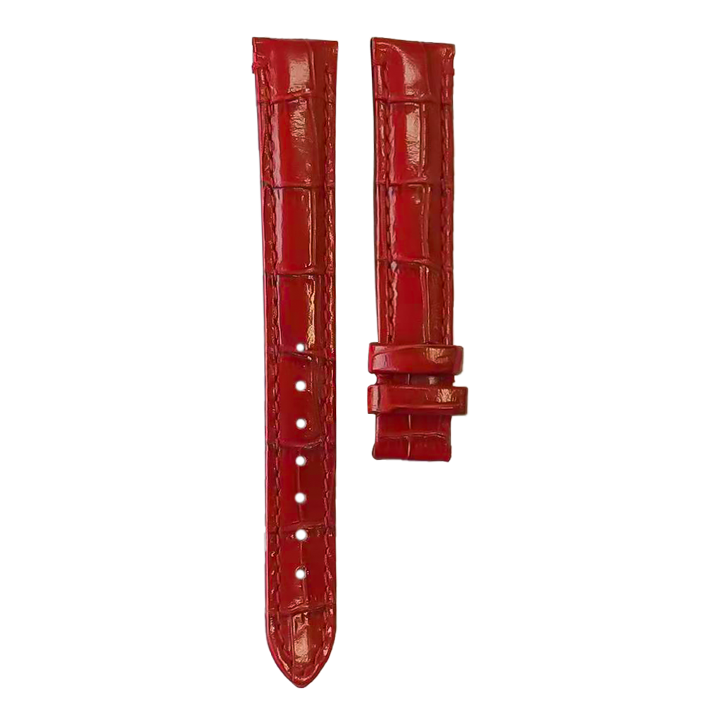 Ernest Borel - Leather Strap Red lug width 14